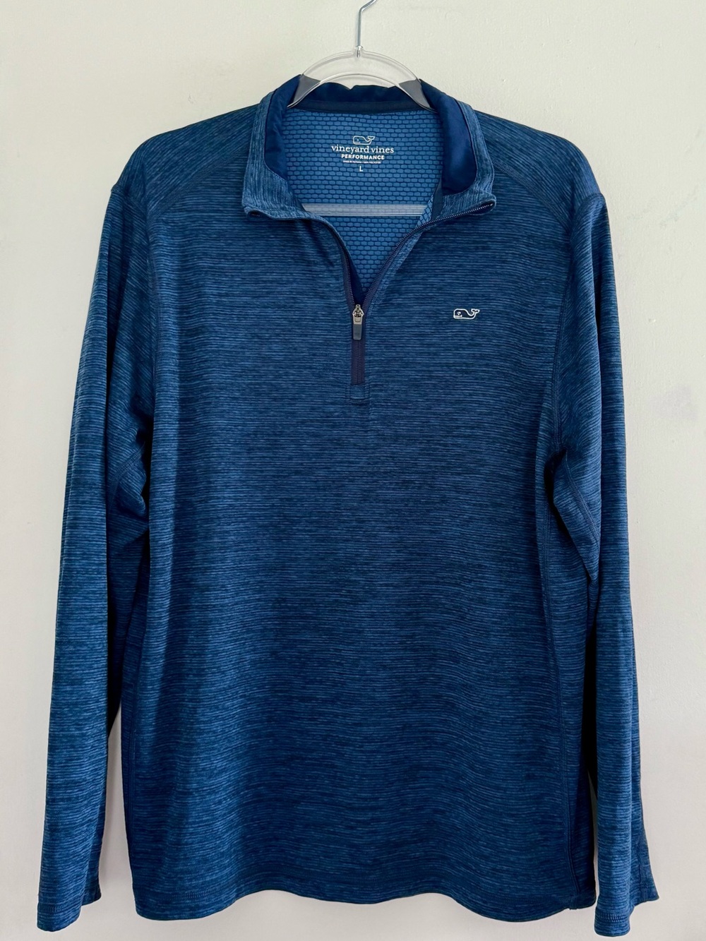 Vineyard Vines Sankaty Performance Quarter Zip Men’s L Blue 1K001556